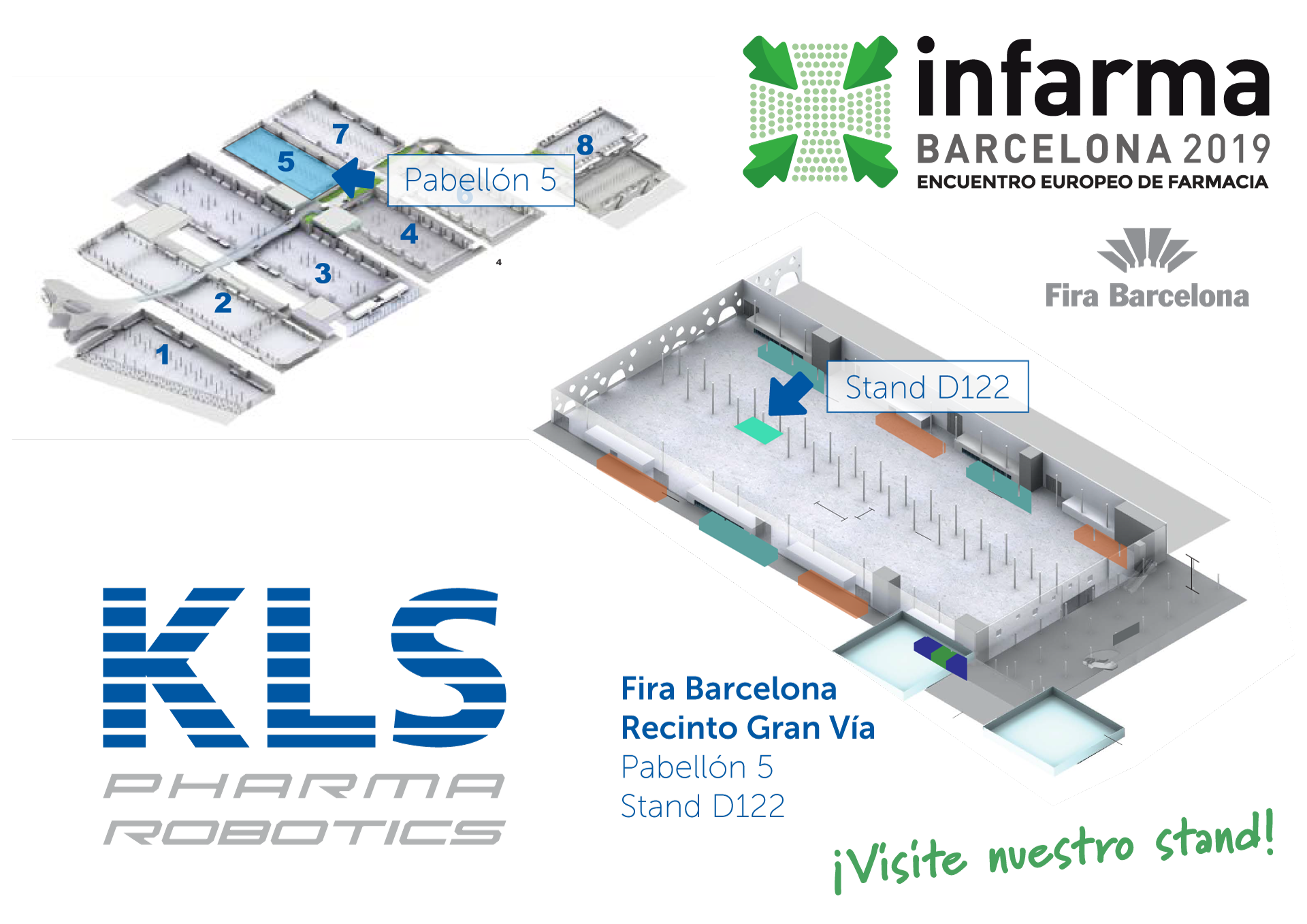 Stand KLS Pharma Robotics en Infarma Barcelona 2017